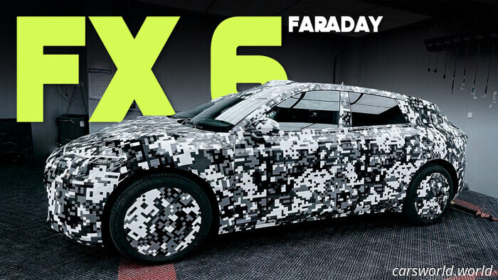 Faraday FX 6 Prototype Displays Familial Similarities in Recent Teasers | Carscoops